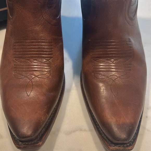 Tecovas Brown Leather Western Heeled Boots - Picture 7 of 16